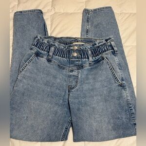 Abercrombie high-rise mini mom jeans